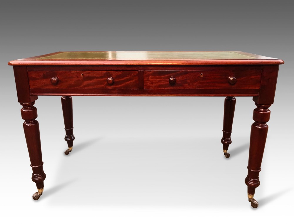 A Fine Victorian Mahogany Writing Table  View II