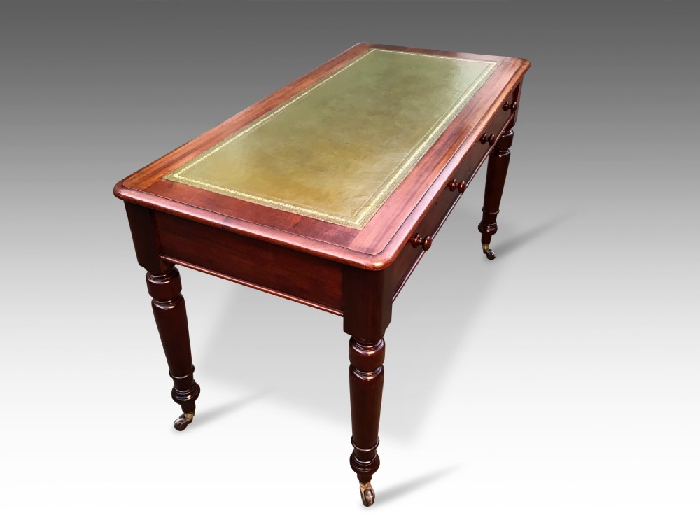 A Fine Victorian Mahogany Writing Table  View III