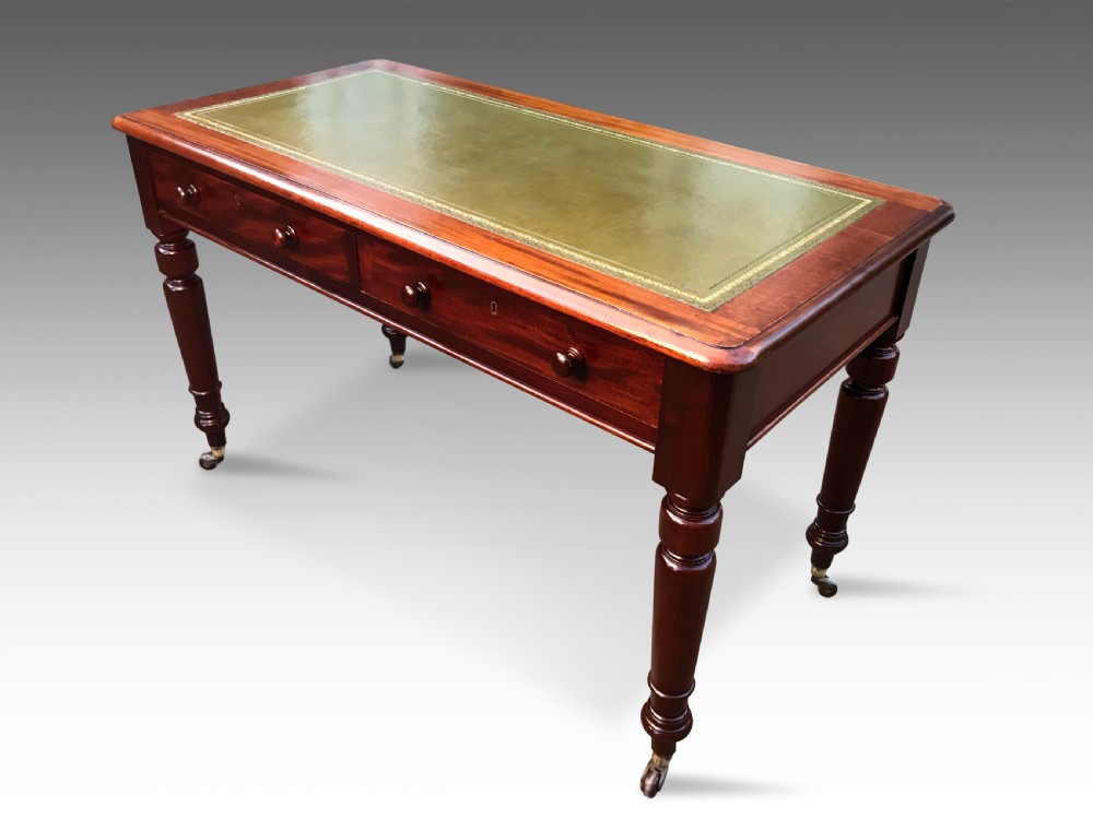 A Fine Victorian Mahogany Writing Table  View IV