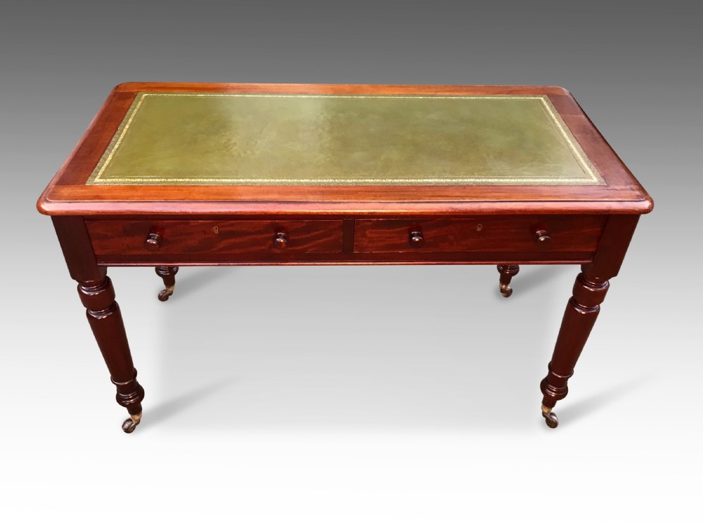 A Fine Victorian Mahogany Writing Table  View VI