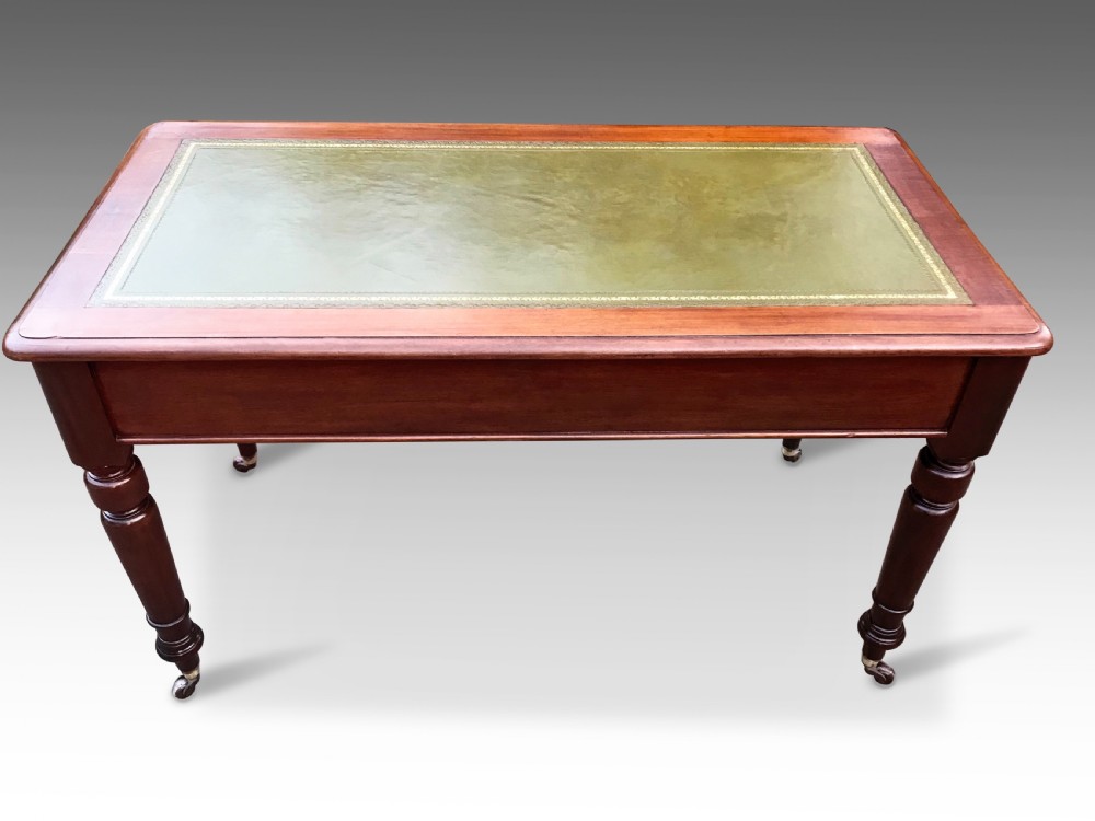 A Fine Victorian Mahogany Writing Table  View VII