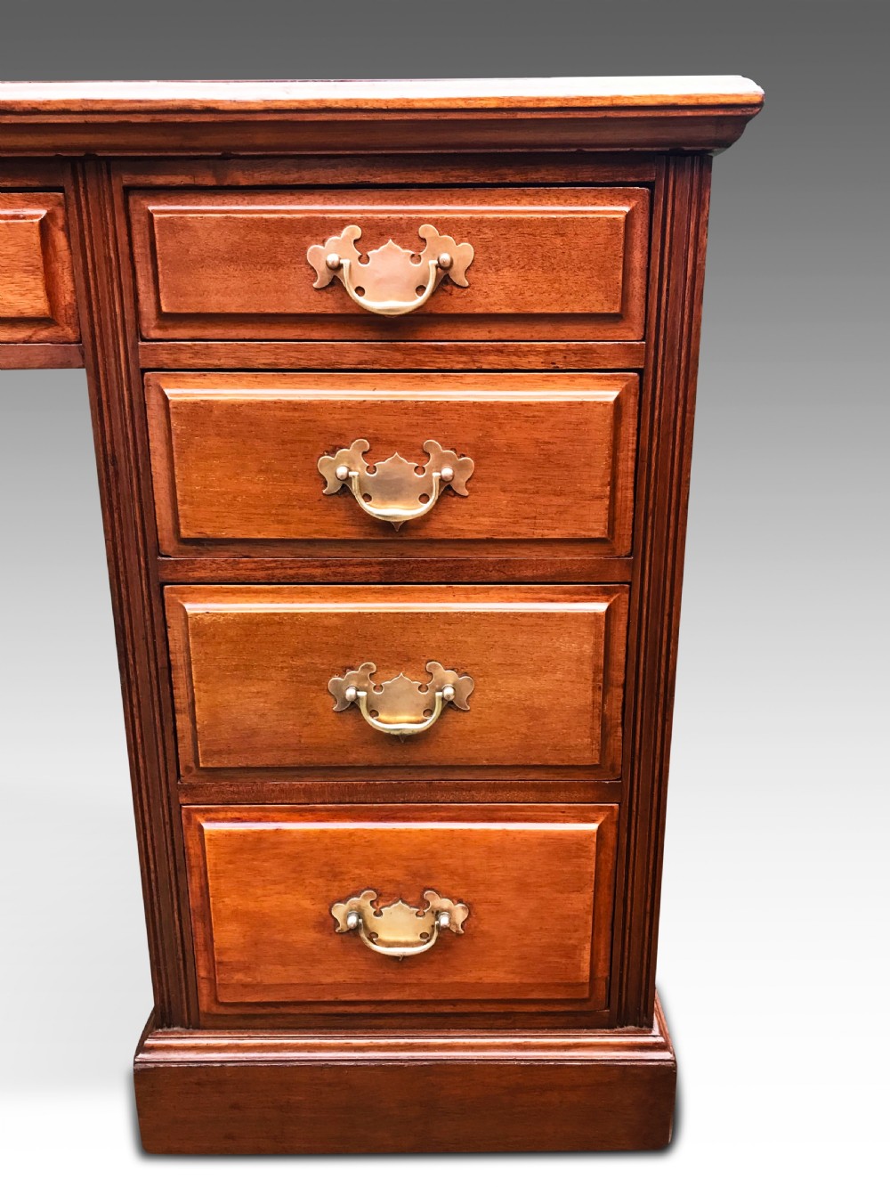 A Handsome Edwardian Mahogany Desk  View IV