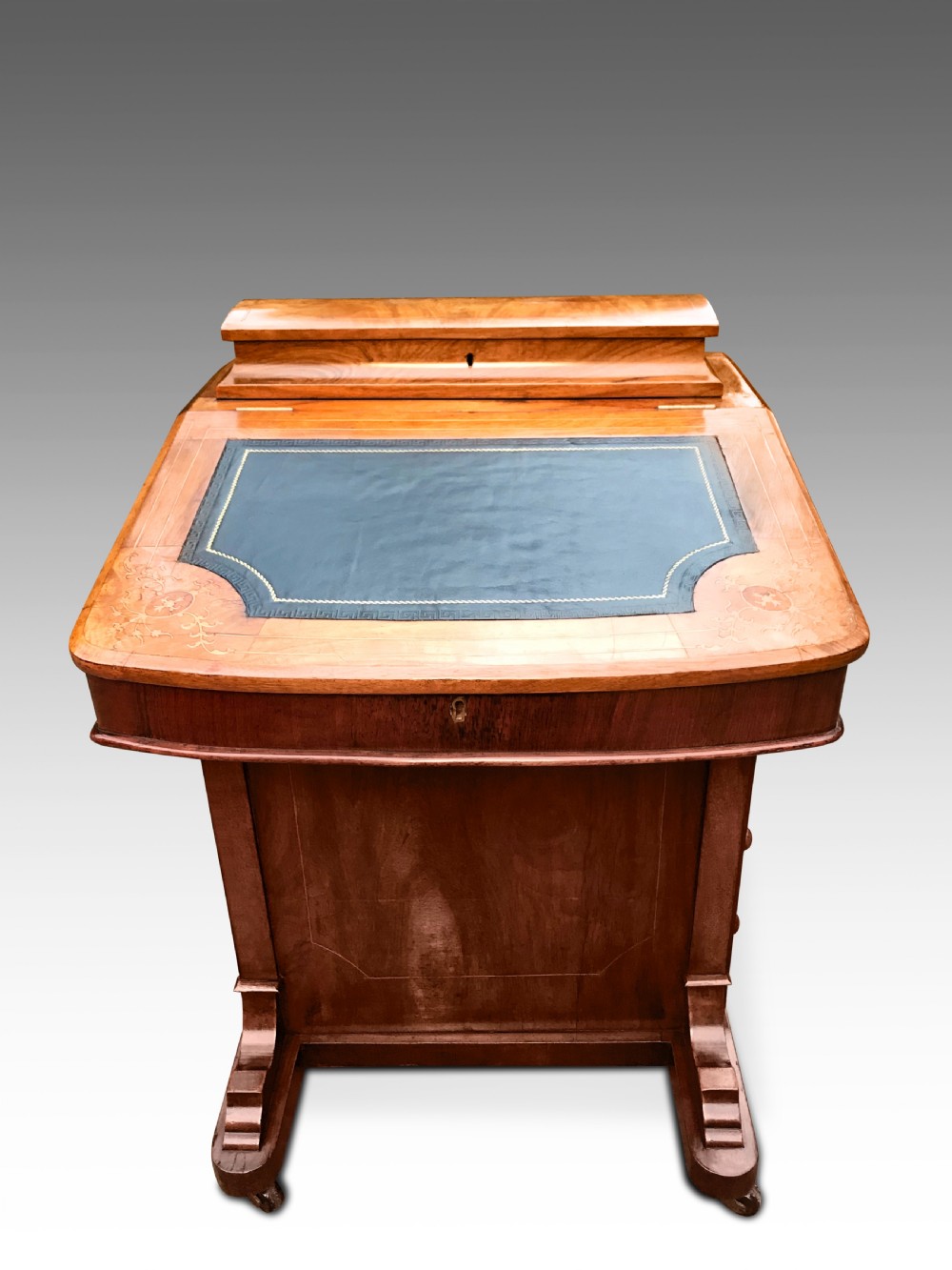 A Fine Victorian Walnut Davenport  View IV