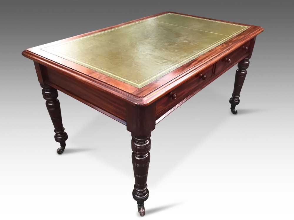 An Elegant Victorian Library Table View II