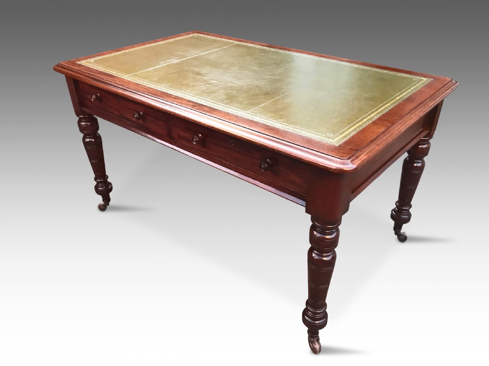 An Elegant Victorian Library Table View III