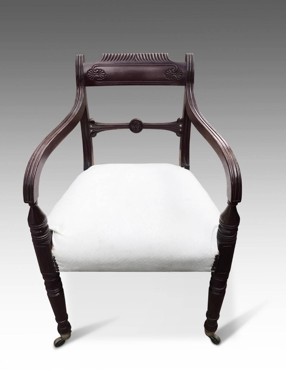 A Elegant Regency Desk Chair View II