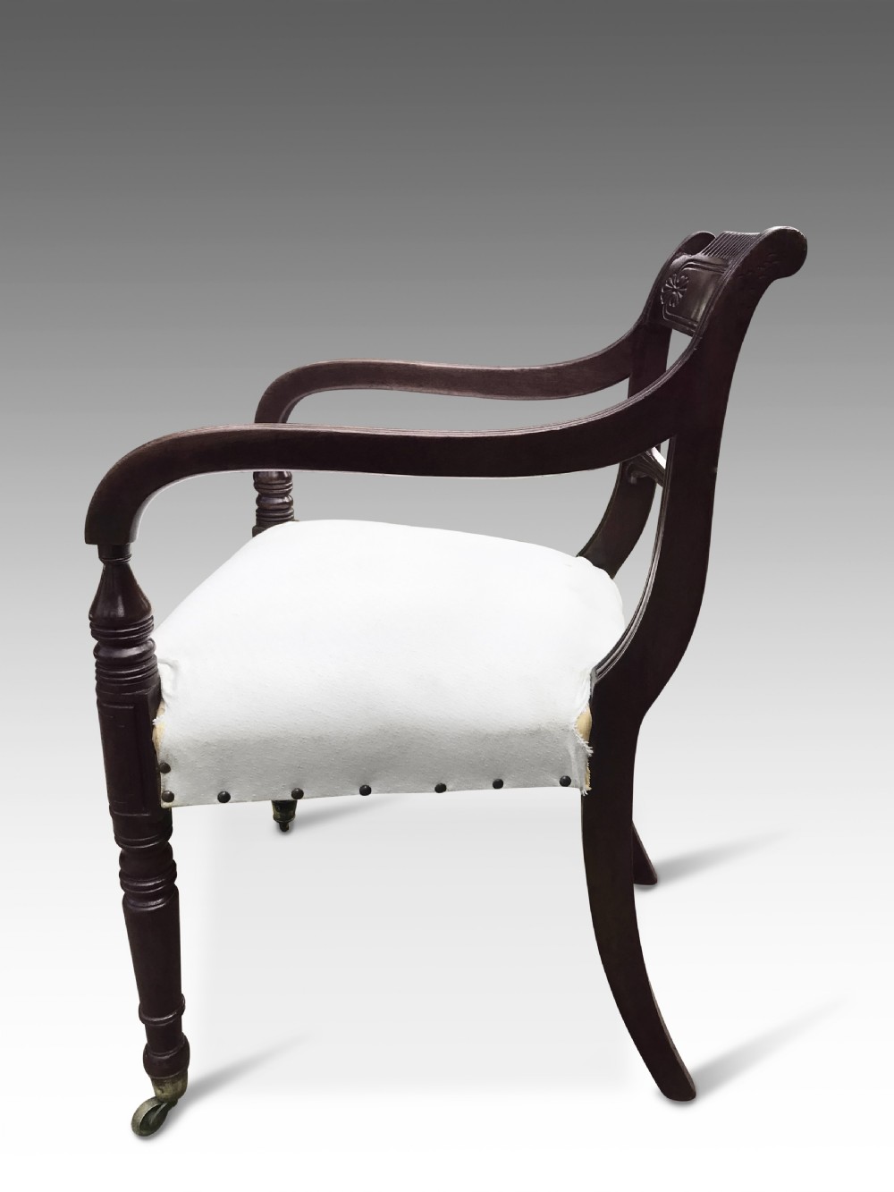 A Elegant Regency Desk Chair View III