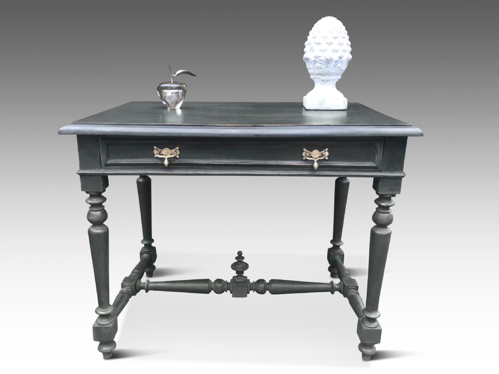 A 19thC Painted Fruitwood Table 