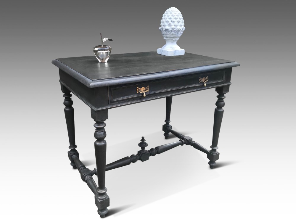 A 19thC Painted Fruitwood Table  View III