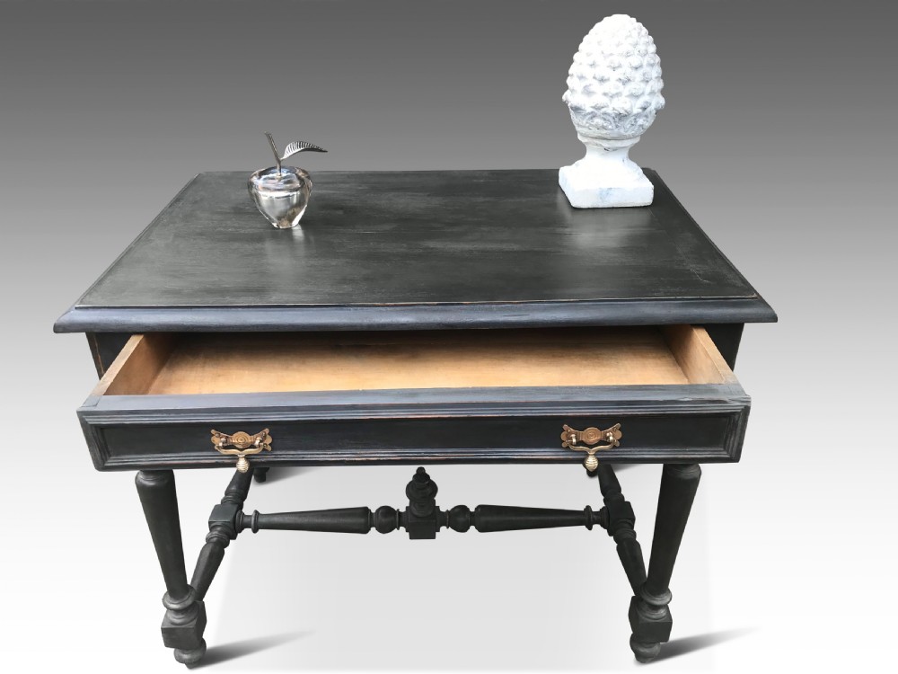 A 19thC Painted Fruitwood Table  View IV