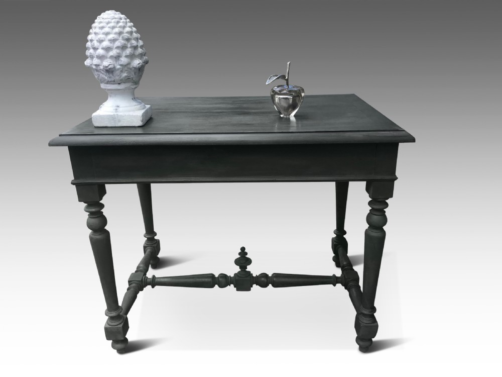 A 19thC Painted Fruitwood Table  View V