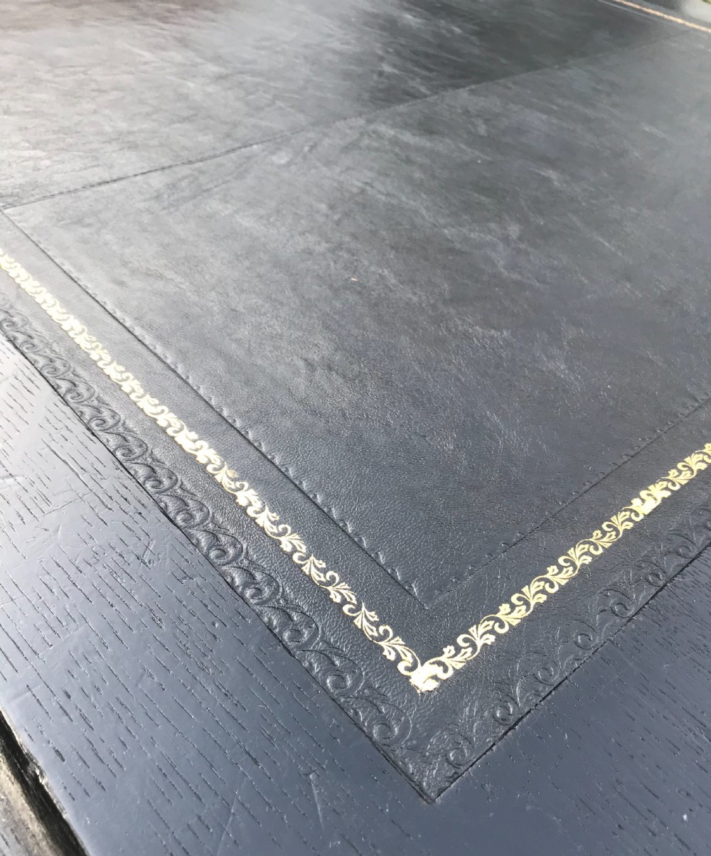 A Stunning Victorian Ebonised Writing Table View VIII