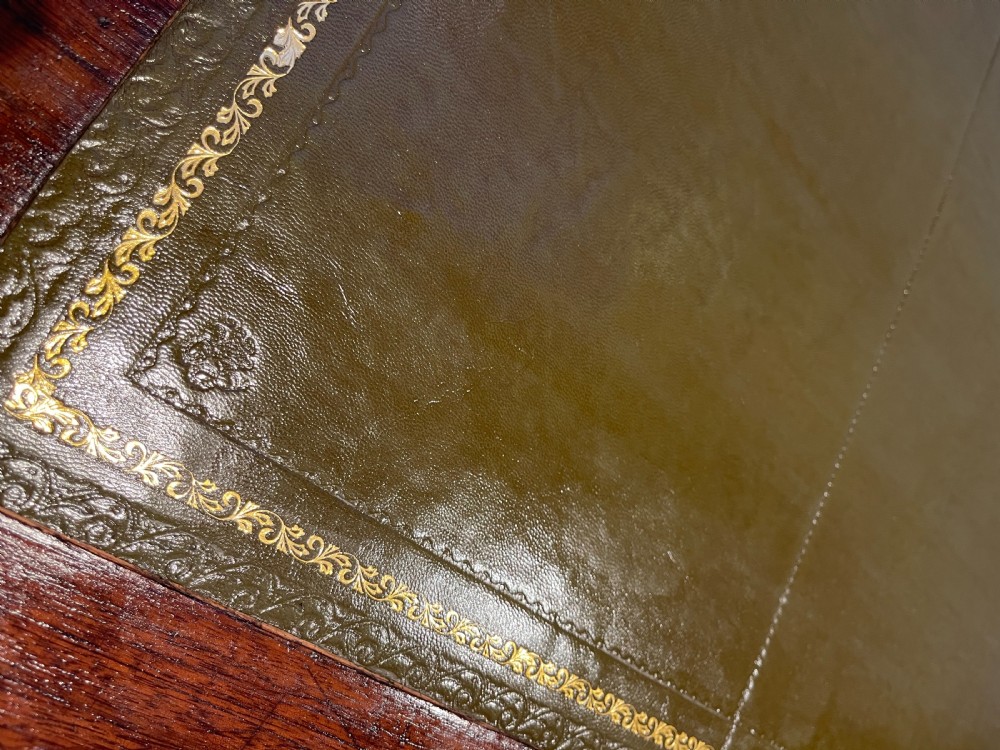 A Superb Quality Large Edwardian Desk View VIII
