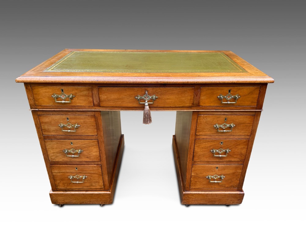 A Stunning Victorian Walnut Writing Desk 