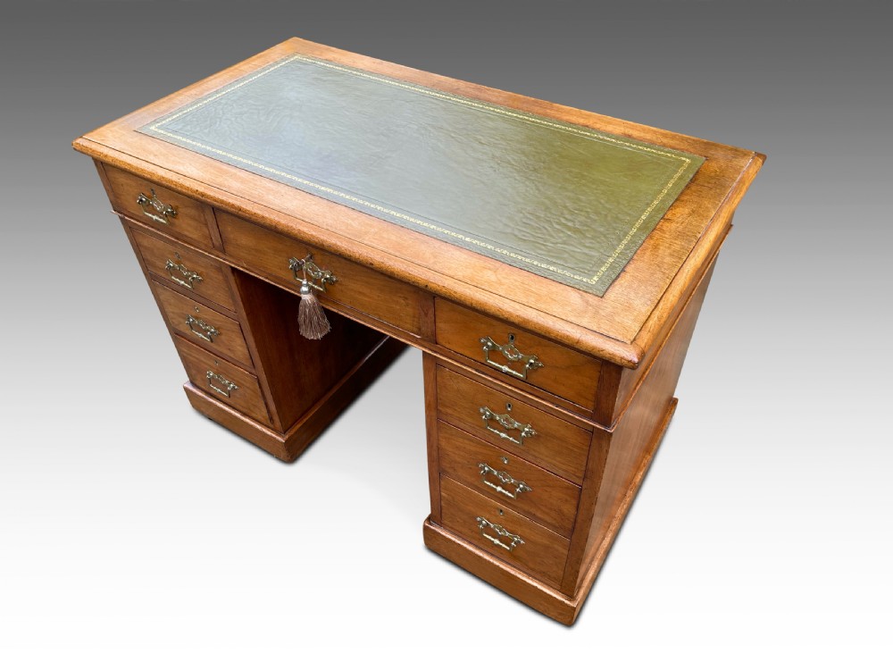 A Stunning Victorian Walnut Writing Desk  View III