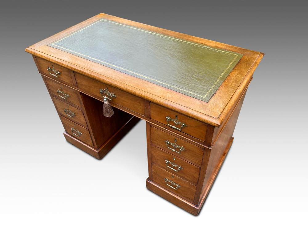 A Stunning Victorian Walnut Writing Desk  View IV