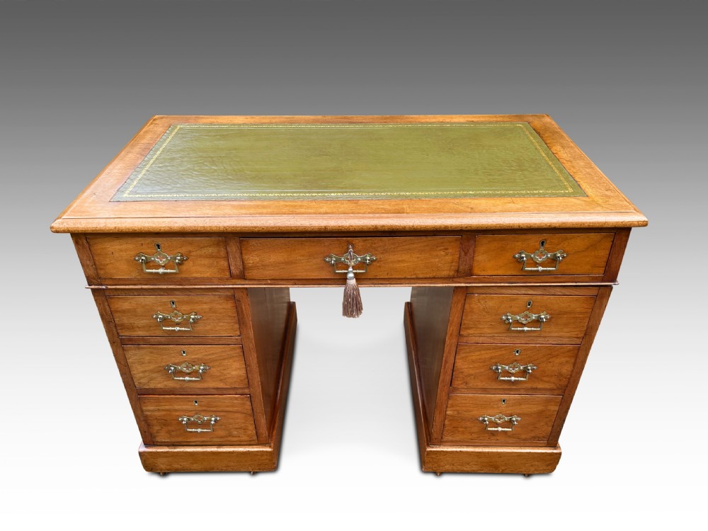 A Stunning Victorian Walnut Writing Desk  View IX