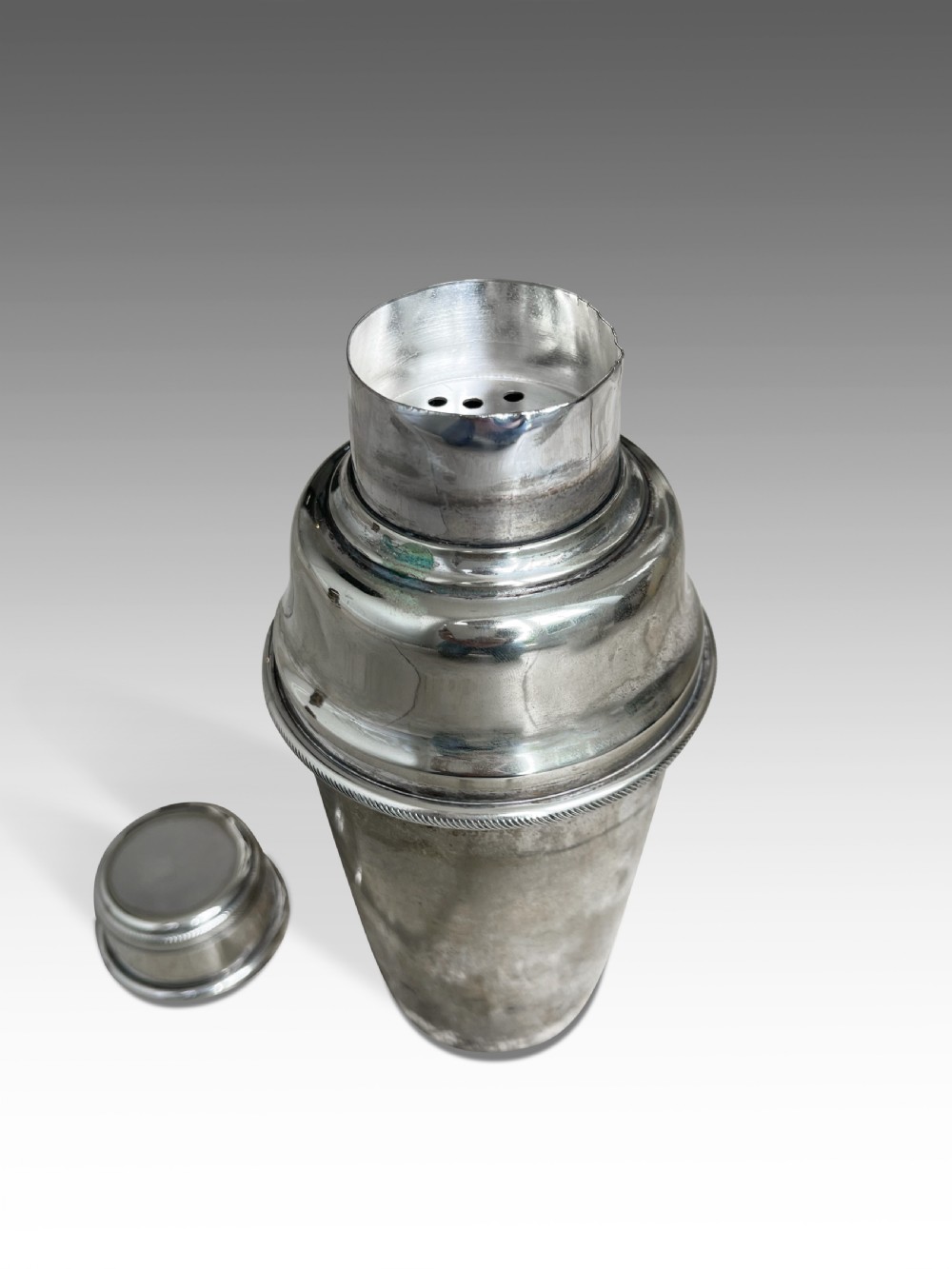 A Set of Edwardian Silver Plate Cocktail Shakers View IV