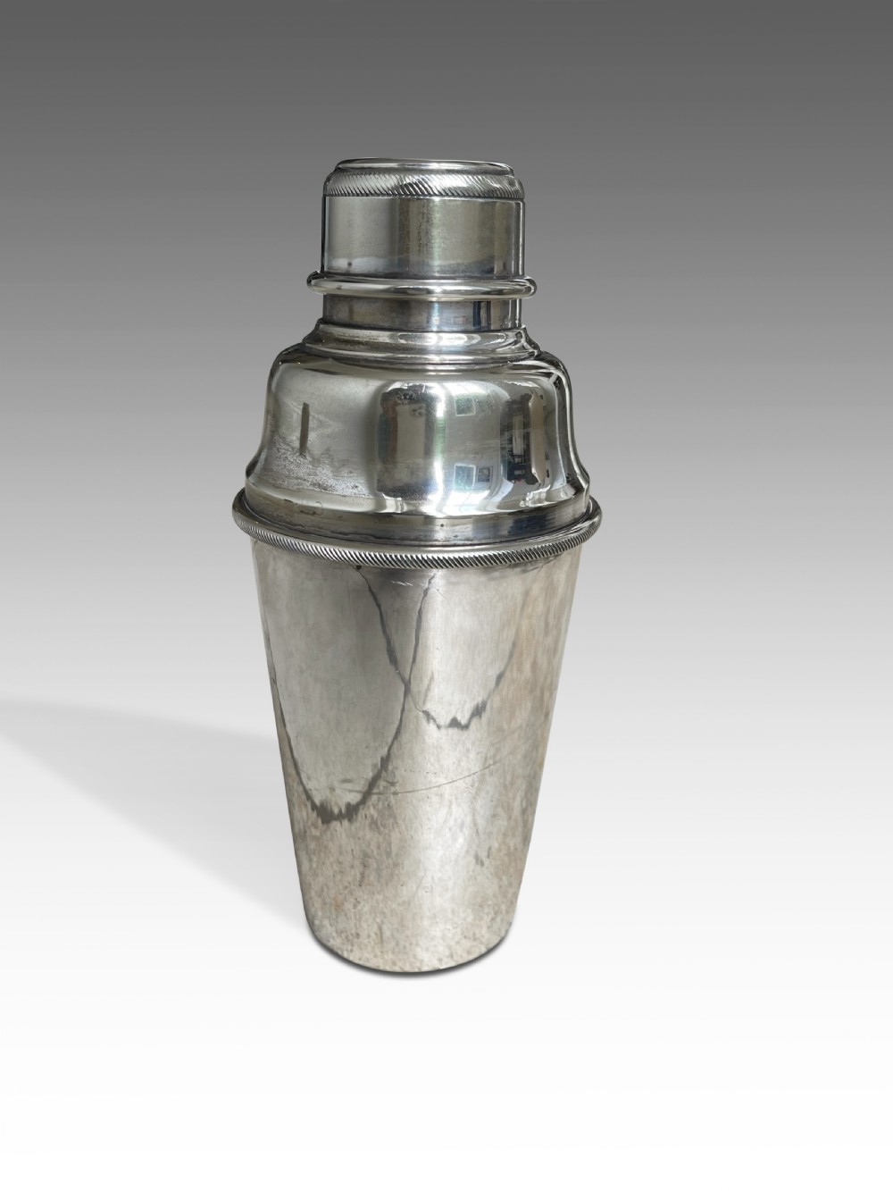 A Set of Edwardian Silver Plate Cocktail Shakers View V