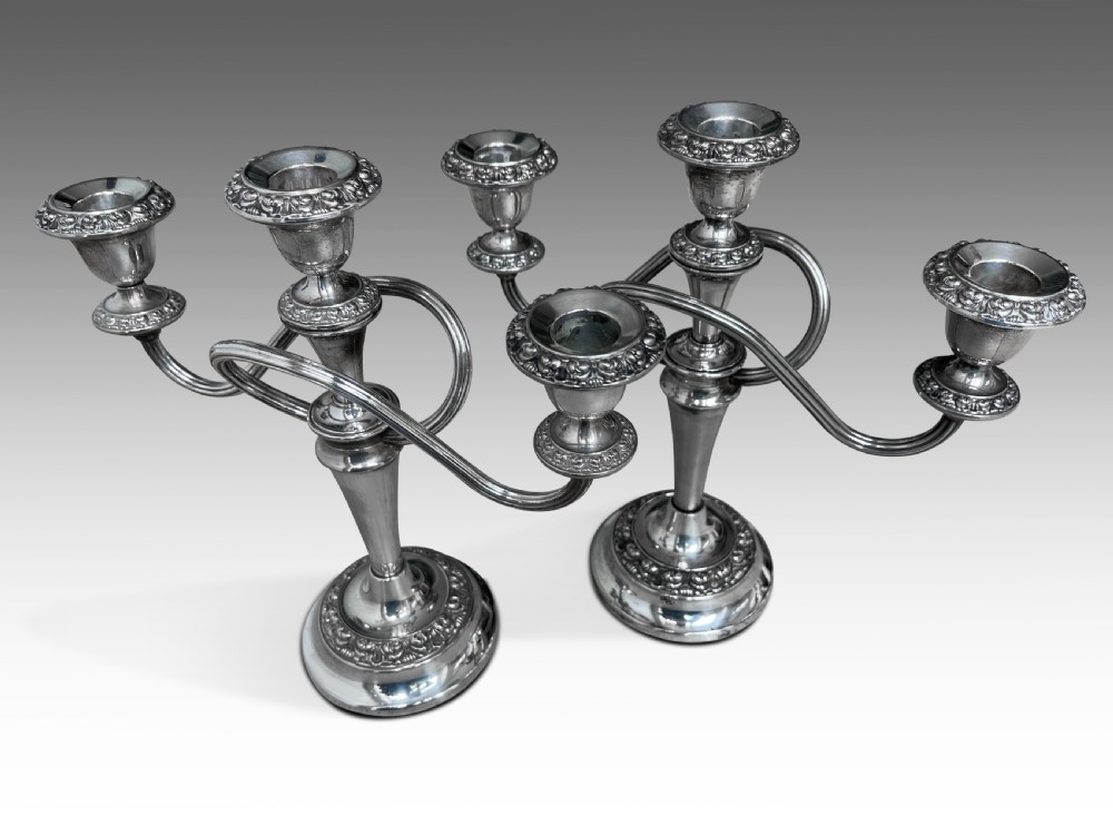 A Pair of Victorian Candelabras  View II