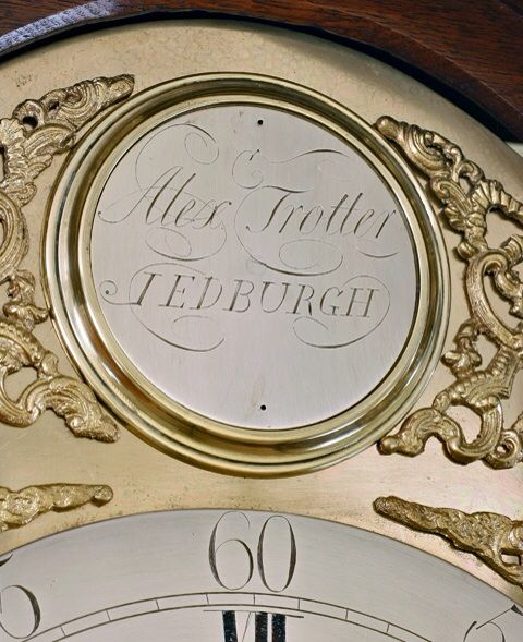 fig 2. Scottish longcase clock by Trotter of Jedburgh