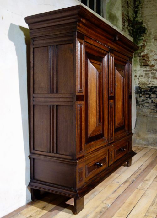 17TH CENTURY DUTCH CUPBOARD KAST - ADDITIONAL PHOTO 13