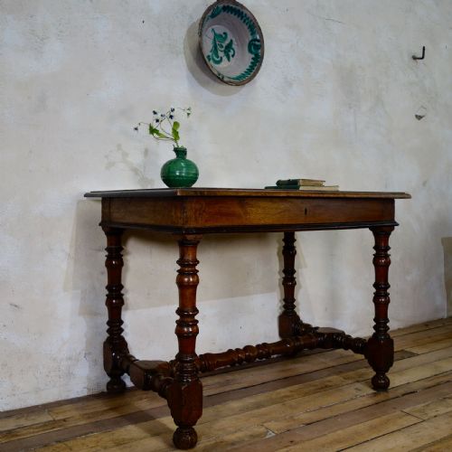 an 18th century north italian fruitwood side table - CATEGORY: ANTIQUE TABLES - DATED 18TH CENTURY