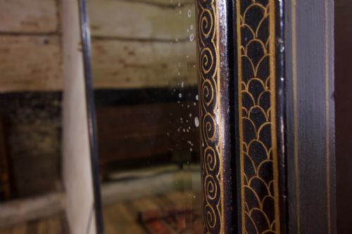 19TH CENTURY CHINESE EXPORT CHINOISERIE DRESSING TABLE MIRROR - ADDITIONAL PHOTO 2