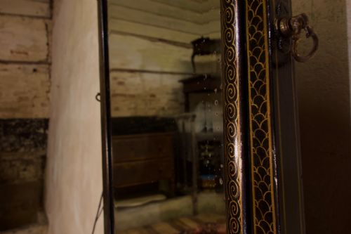 19TH CENTURY CHINESE EXPORT CHINOISERIE DRESSING TABLE MIRROR - ADDITIONAL PHOTO 8