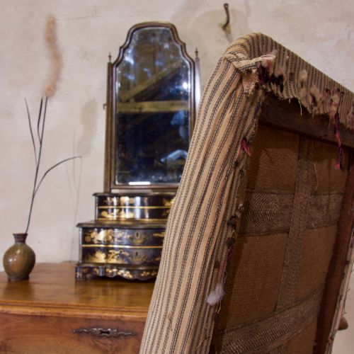 19TH CENTURY CHINESE EXPORT CHINOISERIE DRESSING TABLE MIRROR - ADDITIONAL PHOTO 13
