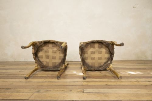 PAIR OF FRENCH LOUIS XV GILTWOOD SIDE CHAIRS - ADDITIONAL PHOTO 12