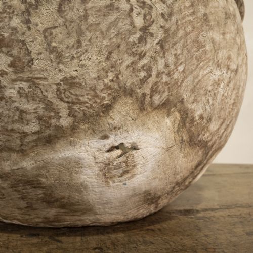 LARGE 18TH CENTURY SWEDISH BURL ROOT BOWL - ADDITIONAL PHOTO 1