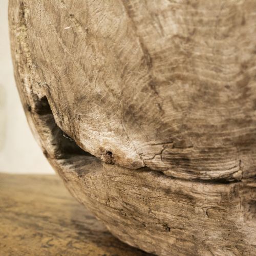 LARGE 18TH CENTURY SWEDISH BURL ROOT BOWL - ADDITIONAL PHOTO 9