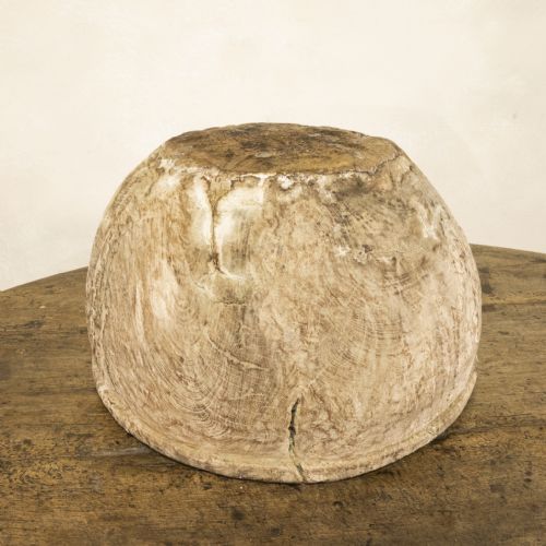 LARGE 18TH CENTURY SWEDISH BURL ROOT BOWL - ADDITIONAL PHOTO 11