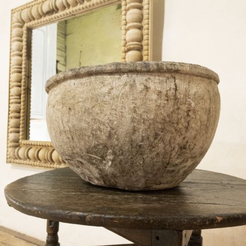 LARGE 18TH CENTURY SWEDISH BURL ROOT BOWL - ADDITIONAL PHOTO 12