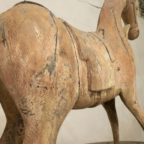 LARGE 19TH CENTURY SWEDISH HORSE PAINTED - ADDITIONAL PHOTO 10