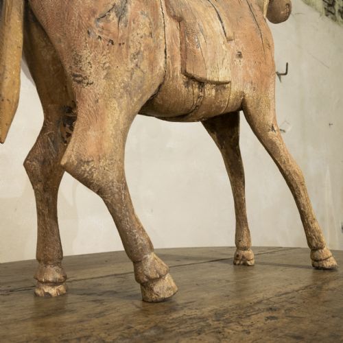 LARGE 19TH CENTURY SWEDISH HORSE PAINTED - ADDITIONAL PHOTO 1