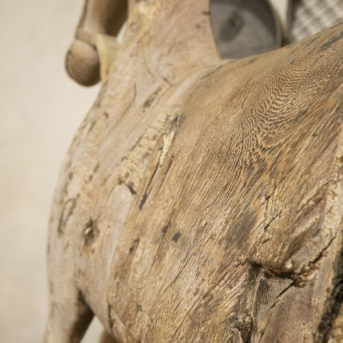 LARGE 19TH CENTURY SWEDISH HORSE PAINTED - ADDITIONAL PHOTO 4