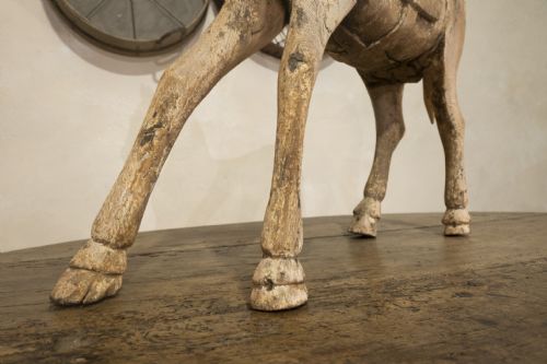 LARGE 19TH CENTURY SWEDISH HORSE PAINTED - ADDITIONAL PHOTO 7