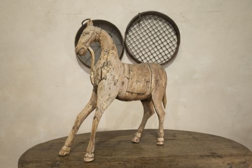 LARGE 19TH CENTURY SWEDISH HORSE PAINTED - ADDITIONAL PHOTO 9