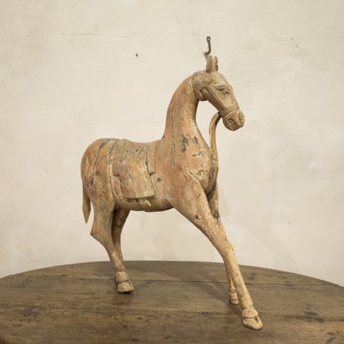 LARGE 19TH CENTURY SWEDISH HORSE PAINTED - ADDITIONAL PHOTO 12