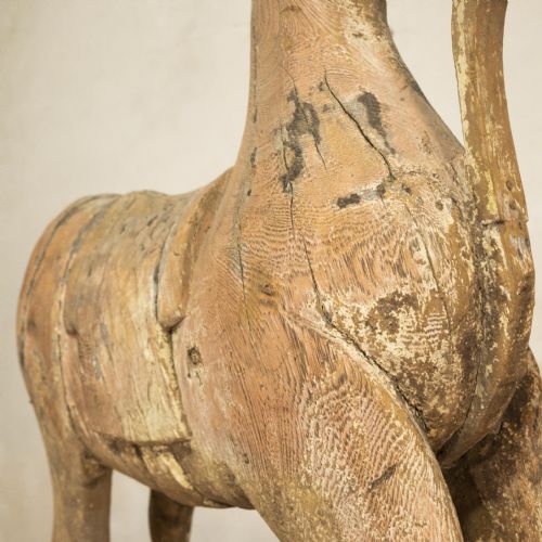 LARGE 19TH CENTURY SWEDISH HORSE PAINTED - ADDITIONAL PHOTO 13