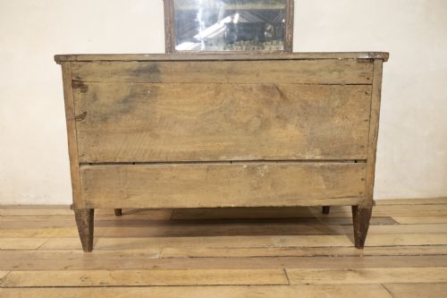 A LOUIS XVI PERIOD ORIGINAL PAINTED COMMODE CHEST OF DRAWERS - ADDITIONAL PHOTO 12