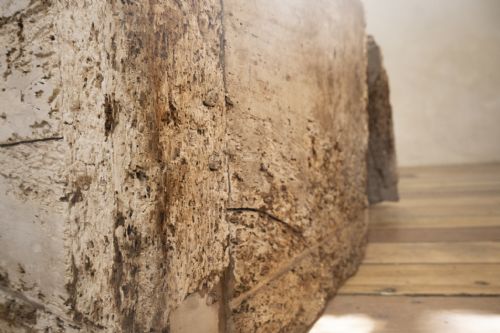 A 19TH CENTURY RUSTIC PAINTED COUNTRY HOUSE TRUNK - ADDITIONAL PHOTO 10