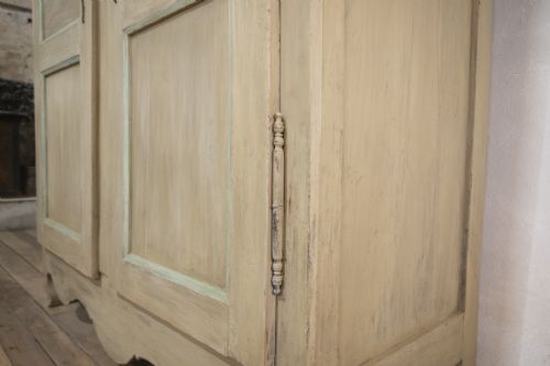 A MID 19TH CENTURY ITALIAN PAINTED WALNUT ARMOIRE WARDROBE - ADDITIONAL PHOTO 11