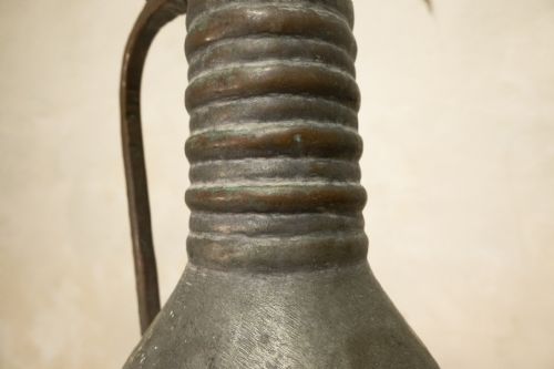 A 19TH CENTURY MIDDLE EASTERN COPPER EWER - ADDITIONAL PHOTO 6