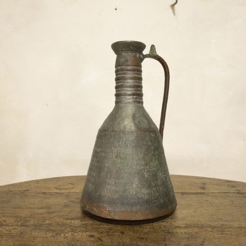 A 19TH CENTURY MIDDLE EASTERN COPPER EWER - ADDITIONAL PHOTO 8