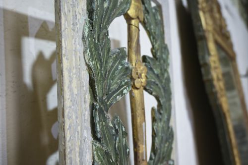A 19TH CENTURY ITALIAN PIERCED BOISERIE ARCHITECTURAL DECORATIVE WALL PANELS PAINTED - ADDITIONAL PHOTO 9
