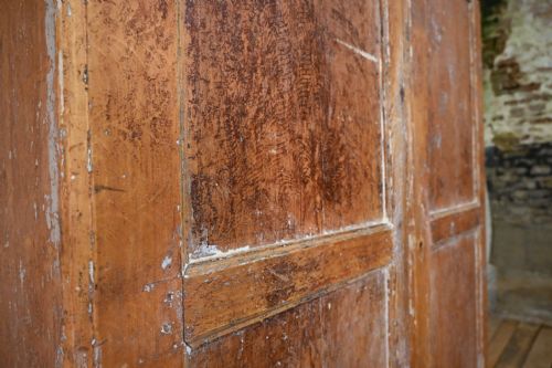 19TH CENTURY SWEDISH PAINTED ARMOIRE CUPBOARD - ADDITIONAL PHOTO 1