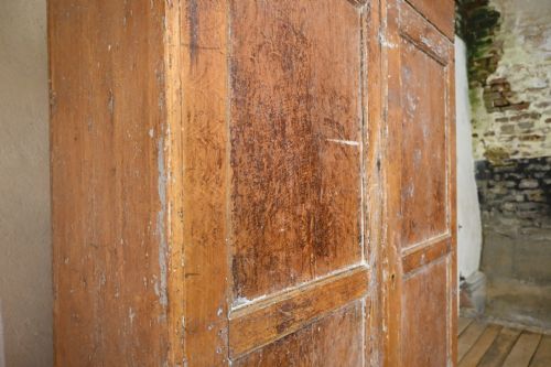 19TH CENTURY SWEDISH PAINTED ARMOIRE CUPBOARD - ADDITIONAL PHOTO 5
